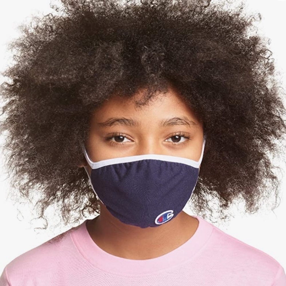 New in package champion 3 face mask ages 5-13 bundle